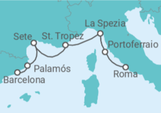 Itinerario del Crucero Sinfonía Mediterránea - Regent Seven Seas