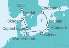 Itinerario del Crucero Belleza Báltica - Regent Seven Seas