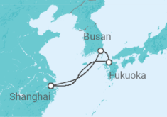 Itinerario del Crucero Corea del Sur, Japón - MSC Cruceros