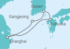 Itinerario del Crucero Corea del Sur, Japón - MSC Cruceros