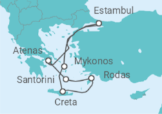 Itinerario del Crucero La Grecia que no te esperas - Costa Cruceros