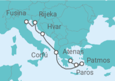 Itinerario del Crucero Un viaje por paisajes exuberantes y encantos dorados - Explora Journeys