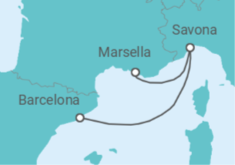 Itinerario del Crucero Italia TI - Costa Cruceros