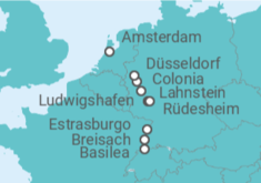 Itinerario del Crucero Encantador Rin - AmaWaterways