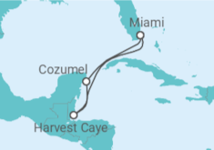 Itinerario del Crucero México - Oceania Cruises