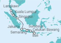 Itinerario del Crucero El legendario Triángulo de Coral - Oceania Cruises