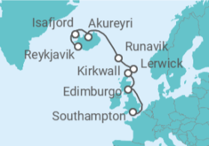 Itinerario del Crucero Descubrimiento de las islas nórdicas - Oceania Cruises