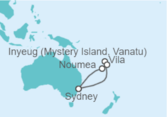 Itinerario del Crucero Vanuatu, Nueva Caledonia - Carnival Cruise Line