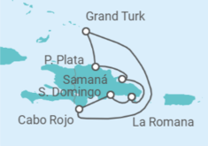 Itinerario del Crucero República Dominicana, Bahamas TI - Costa Cruceros