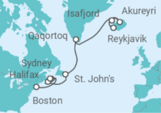 Itinerario del Crucero Desde Reikiavik a Boston - Celebrity Cruises
