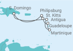 Itinerario del Crucero En plena naturaleza - Costa Cruceros