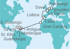 Itinerario del Crucero Desde Alemania a Santo Domingo - Costa Cruceros