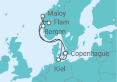 Itinerario del Crucero Noruega, Alemania - Costa Cruceros