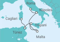 Itinerario del Crucero Las islas más soleadas - Silversea