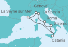 Itinerario del Crucero Dolce vita TI - Costa Cruceros