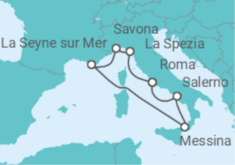 Itinerario del Crucero Dolce vita TI - Costa Cruceros