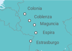 Itinerario del Crucero Crucero de Navidad en el Rhin - Panavision