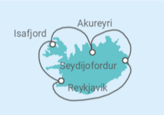 Itinerario del Crucero Islandia TI - Celebrity Cruises