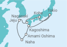 Itinerario del Crucero Japón, Corea Del Sur - Silversea