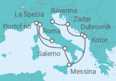 Itinerario del Crucero Croacia, Montenegro, Italia - Celebrity Cruises