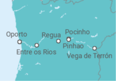Itinerario del Crucero Portugal, España - Scenic cruises