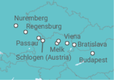 Itinerario del Crucero Desde Nuremberg (Alemania) a Budapest (Hungría) - Scenic cruises
