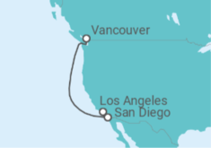 Itinerario del Crucero Estados Unidos (EE.UU.) - Princess Cruises