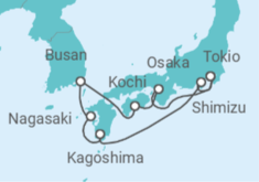 Itinerario del Crucero Japón, Corea Del Sur - Celebrity Cruises