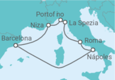 Itinerario del Crucero Francia, Italia - Celebrity Cruises