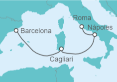 Itinerario del Crucero Italia TI - Costa Cruceros