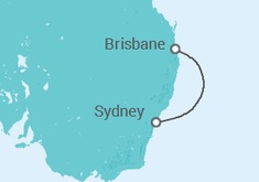 Itinerario del Crucero Australia - Princess Cruises