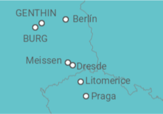 Itinerario del Crucero Desde Praga a Berlín - CroisiEurope