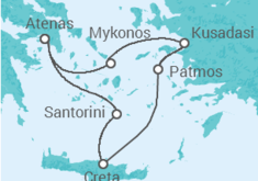 Itinerario del Crucero Icónico Egeo - Celestyal Cruises