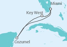 Itinerario del Crucero Iconos del Caribe - Carnival Cruise Line