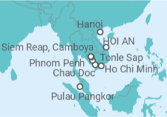 Itinerario del Crucero Vietnam al completo y Camboya esencial - CroisiEurope