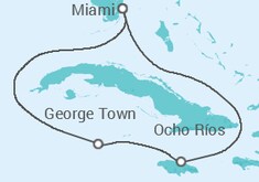 Itinerario del Crucero Jamaica, Islas Caimán - Carnival Cruise Line