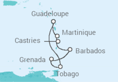 Itinerario del Crucero La magia del Caribe - Costa Cruceros