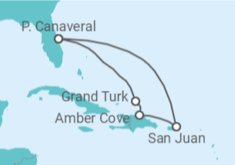 Itinerario del Crucero Caribe Oriental - Carnival Cruise Line