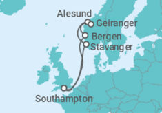 Itinerario del Crucero Noruega - Royal Caribbean