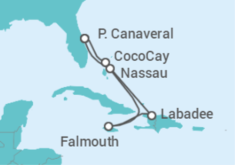 Itinerario del Crucero Bahamas, Jamaica - Royal Caribbean