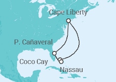 Itinerario del Crucero Bahamas desde Nueva York - Royal Caribbean