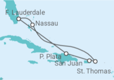 Itinerario del Crucero Bahamas, Islas Vírgenes, Puerto Rico - Celebrity Cruises