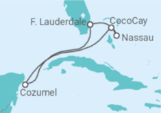 Itinerario del Crucero Maravillas del Caribe y CocoCay - Royal Caribbean