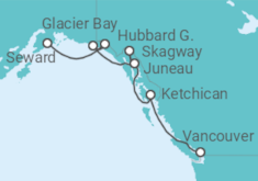 Itinerario del Crucero Alaska - NCL Norwegian Cruise Line