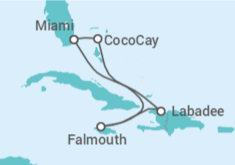 Itinerario del Crucero Jamaica - Royal Caribbean