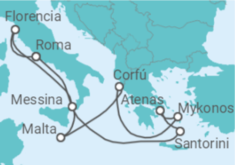 Itinerario del Crucero Grecia, Croacia, Italia - NCL Norwegian Cruise Line