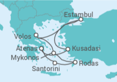 Itinerario del Crucero Turquía, Grecia - NCL Norwegian Cruise Line