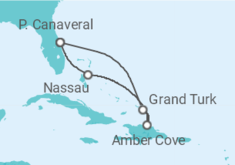 Itinerario del Crucero Puerto Rico y Bahamas - Carnival Cruise Line