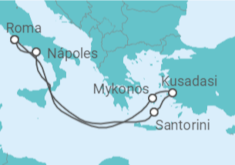 Itinerario del Crucero Delicias griegas - Royal Caribbean