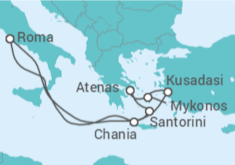 Itinerario del Crucero Grecia, Turquía - Royal Caribbean